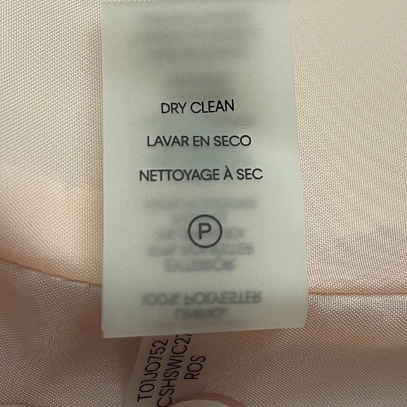 Calvin Klein Women's Rose Pink Asymmetric Novelty Jacket - Picture 10 of 10